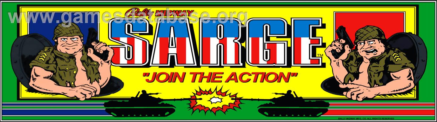 Sarge - Arcade - Artwork - Marquee