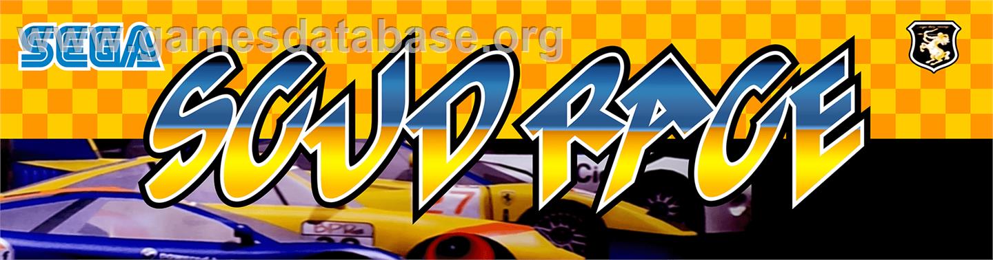 Scud Race - Arcade - Artwork - Marquee