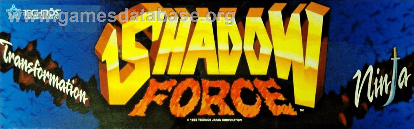 Shadow Force - Arcade - Artwork - Marquee