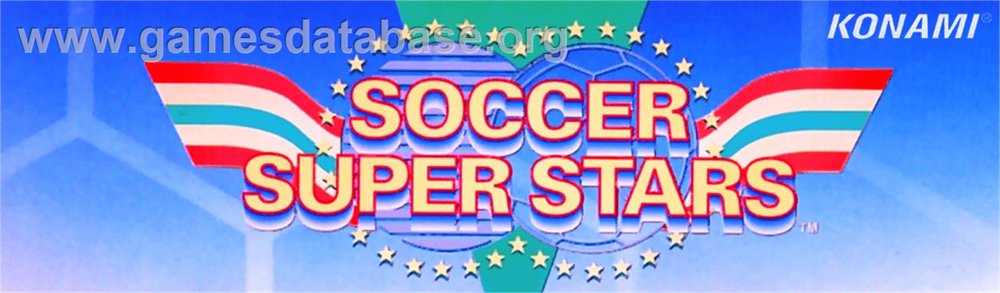 Soccer Superstars - Arcade - Artwork - Marquee