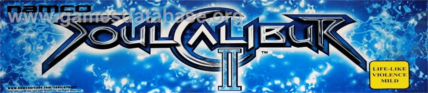 Soul Calibur II - Arcade - Artwork - Marquee