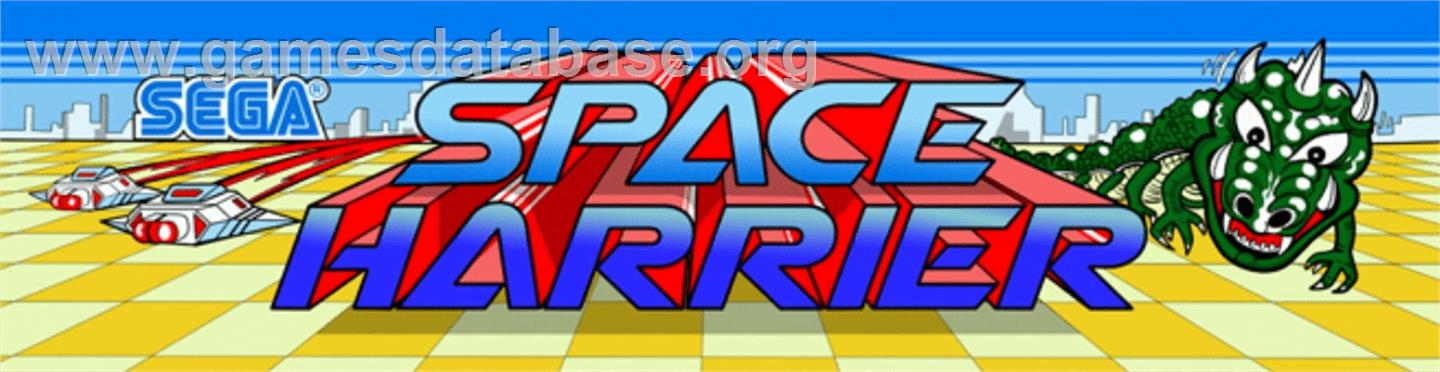 Space Harrier - Arcade - Artwork - Marquee