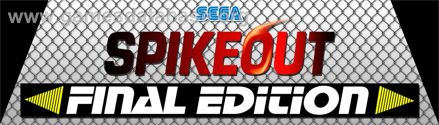 Spikeout Final Edition - Arcade - Artwork - Marquee
