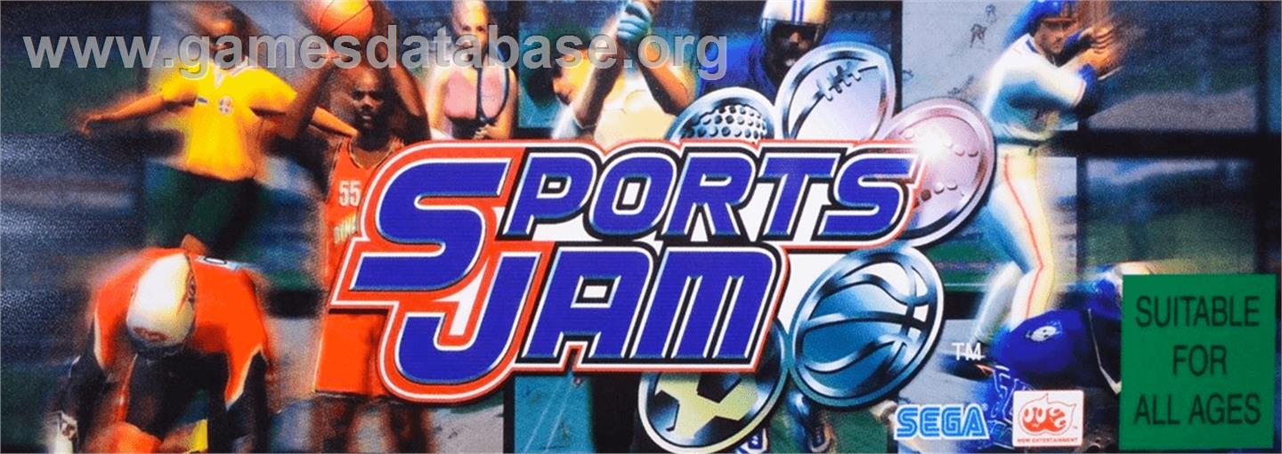 Sports Jam - Arcade - Artwork - Marquee