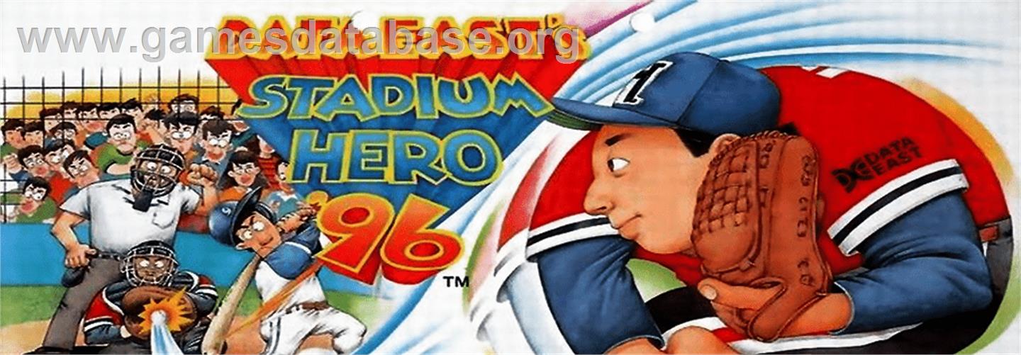 Stadium Hero 96 - Arcade - Artwork - Marquee