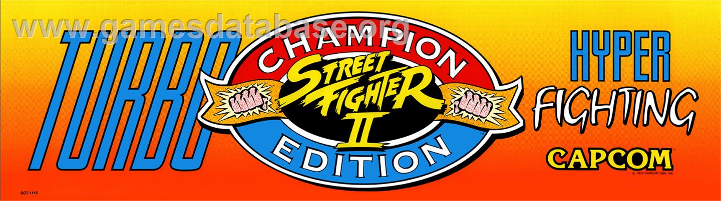 Street Fighter II': Hyper Fighting - Arcade - Artwork - Marquee