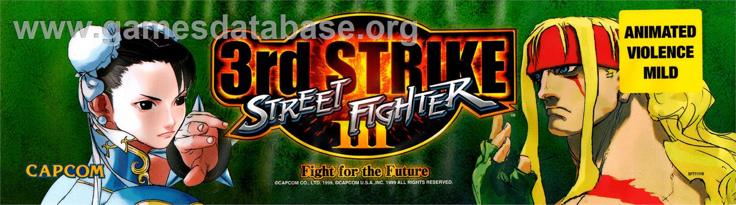 Street Fighter III 3rd Strike: Fight for the Future - Arcade - Artwork - Marquee