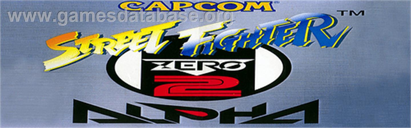Street Fighter Zero 2 - Arcade - Artwork - Marquee