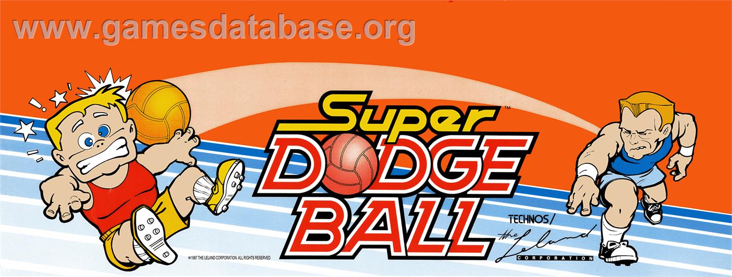 Super Dodge Ball - Arcade - Artwork - Marquee