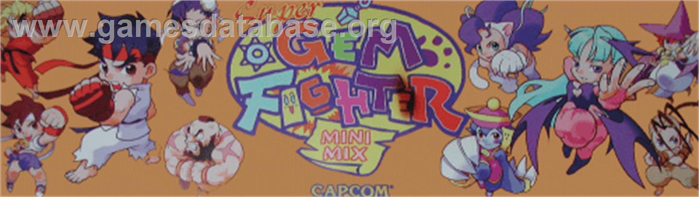 Super Gem Fighter Mini Mix - Arcade - Artwork - Marquee