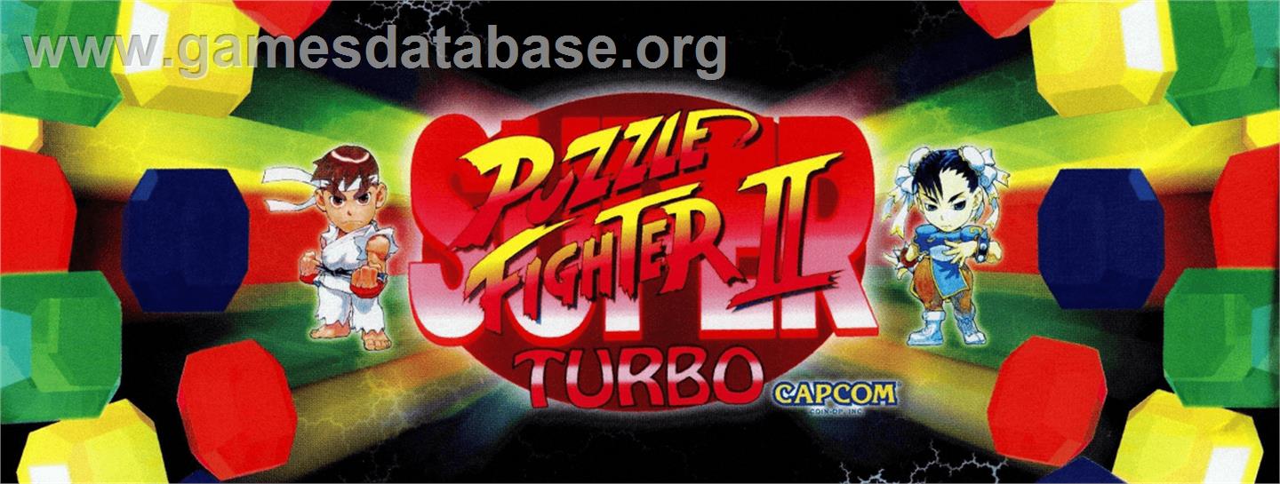 Super Puzzle Fighter II Turbo - Arcade - Artwork - Marquee