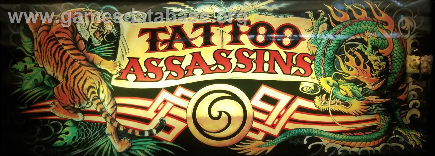 Tattoo Assassins - Arcade - Artwork - Marquee