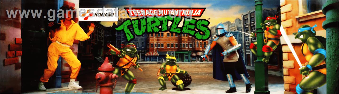 Teenage Mutant Hero Turtles - Arcade - Artwork - Marquee