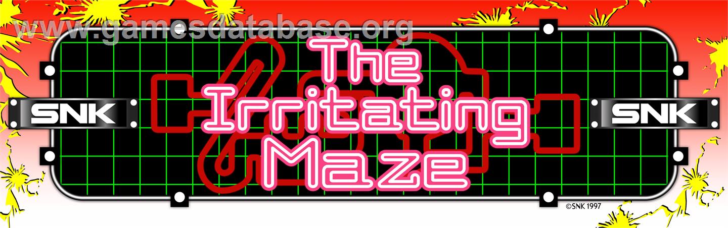 The Irritating Maze / Ultra Denryu Iraira Bou - Arcade - Artwork - Marquee