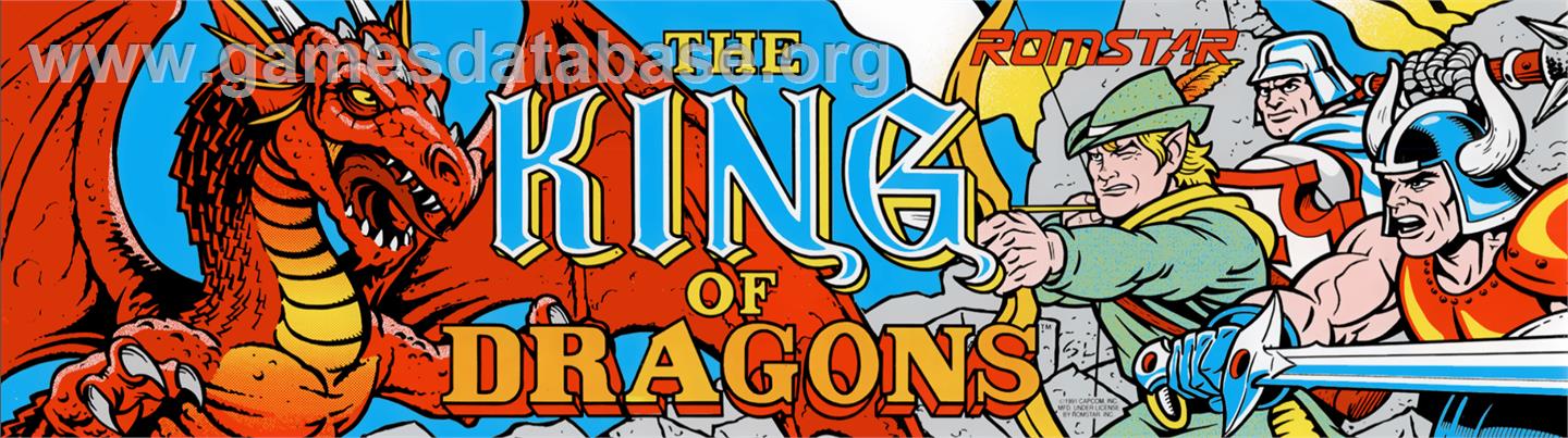 The King of Dragons - Arcade - Artwork - Marquee
