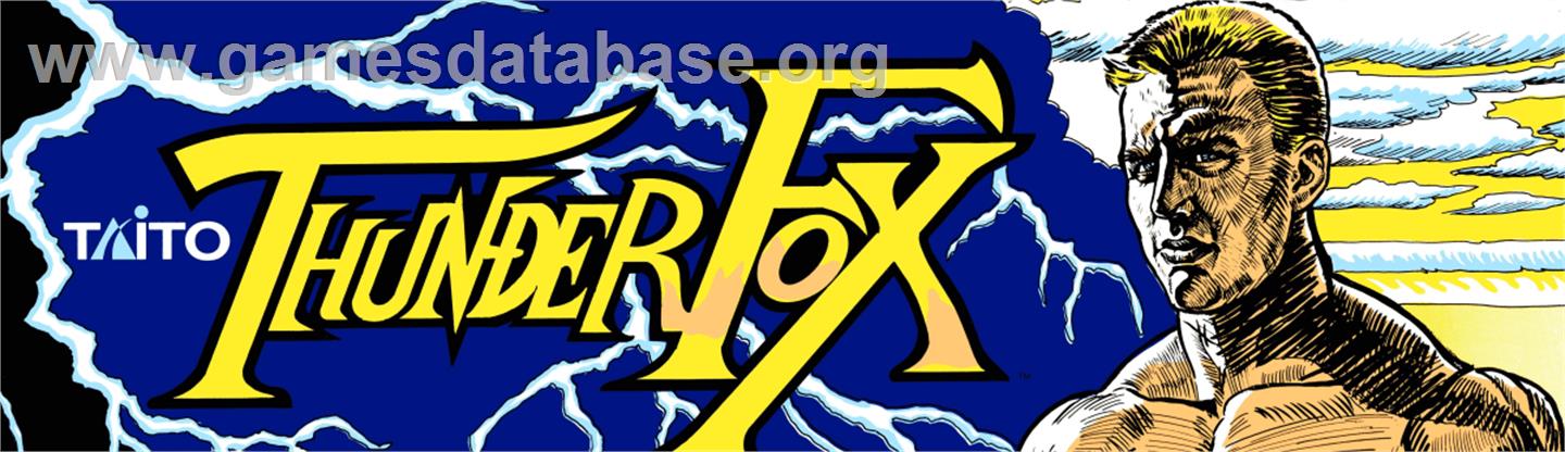 Thunder Fox - Arcade - Artwork - Marquee