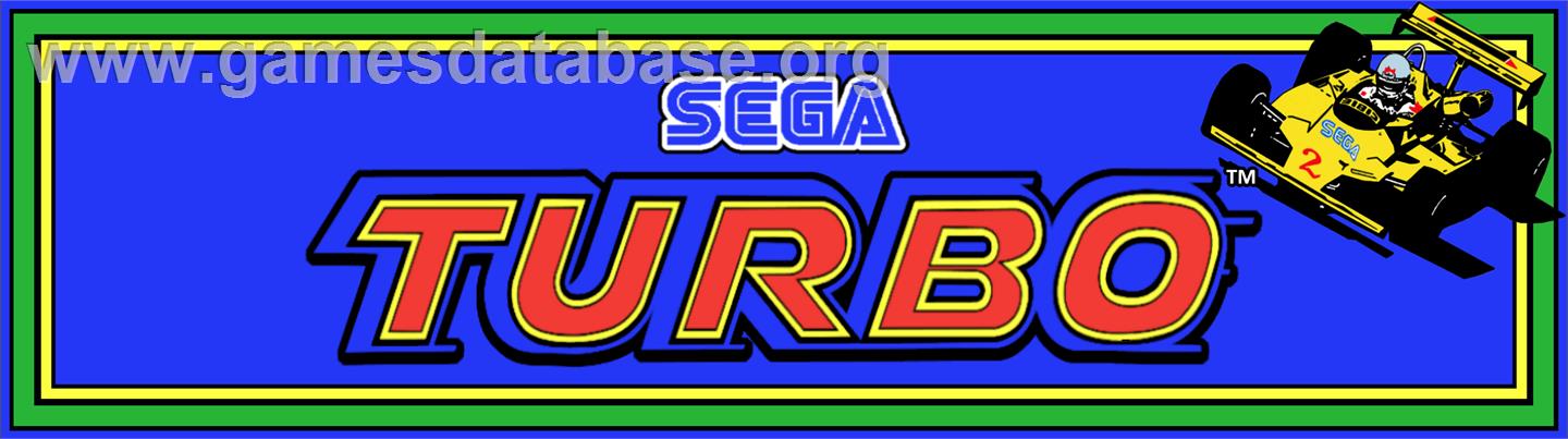 Turbo - Arcade - Artwork - Marquee