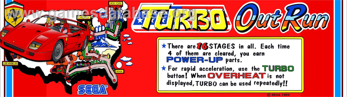 Turbo Out Run - Arcade - Artwork - Marquee