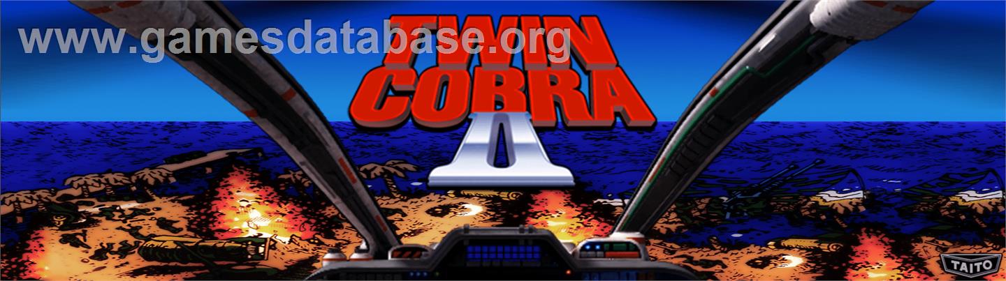 Twin Cobra II - Arcade - Artwork - Marquee