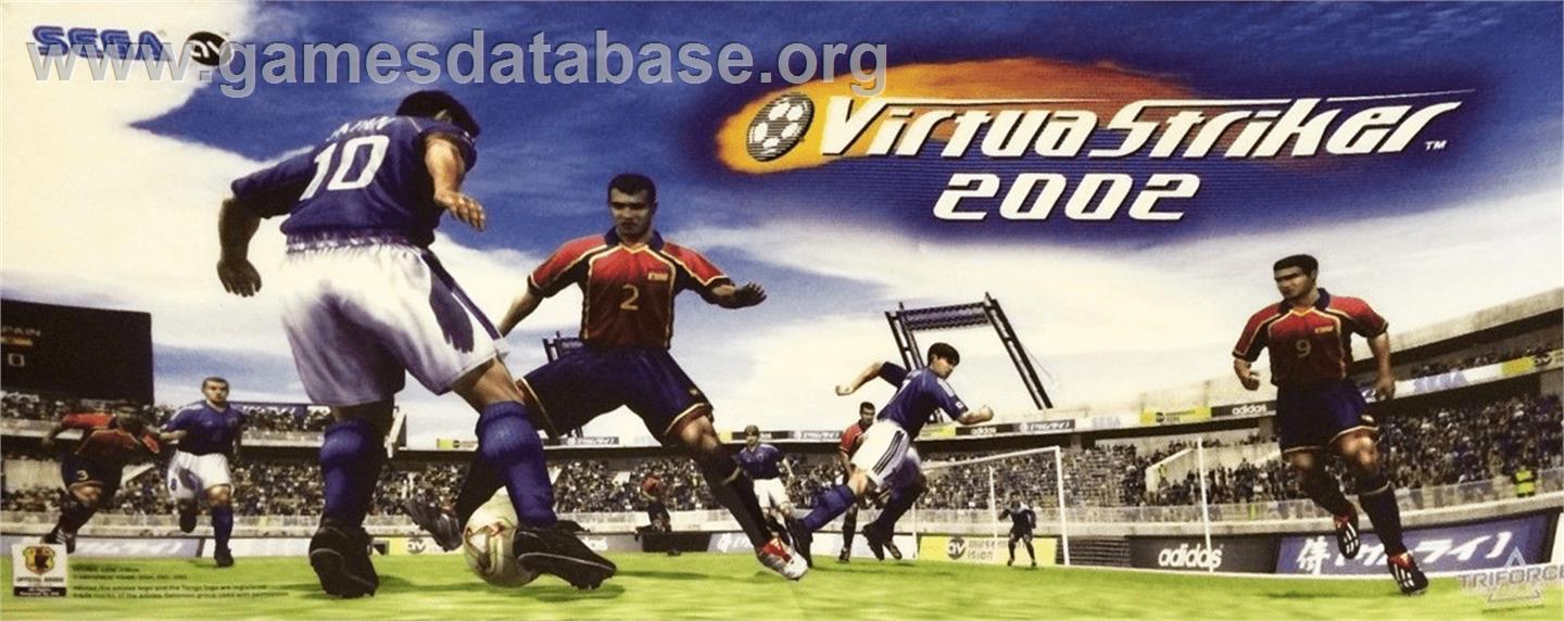 Virtua Striker 2002 - Arcade - Artwork - Marquee