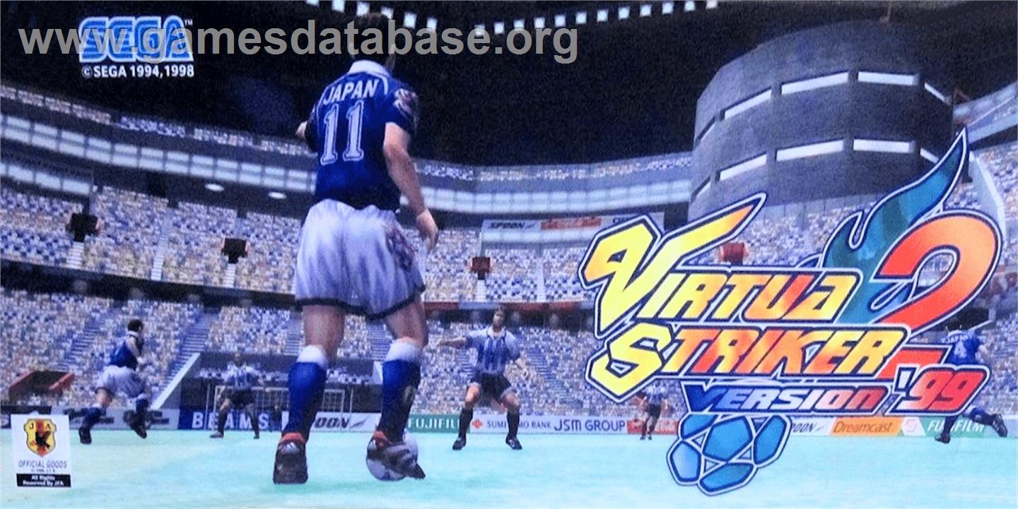 Virtua Striker 2 '99 - Arcade - Artwork - Marquee