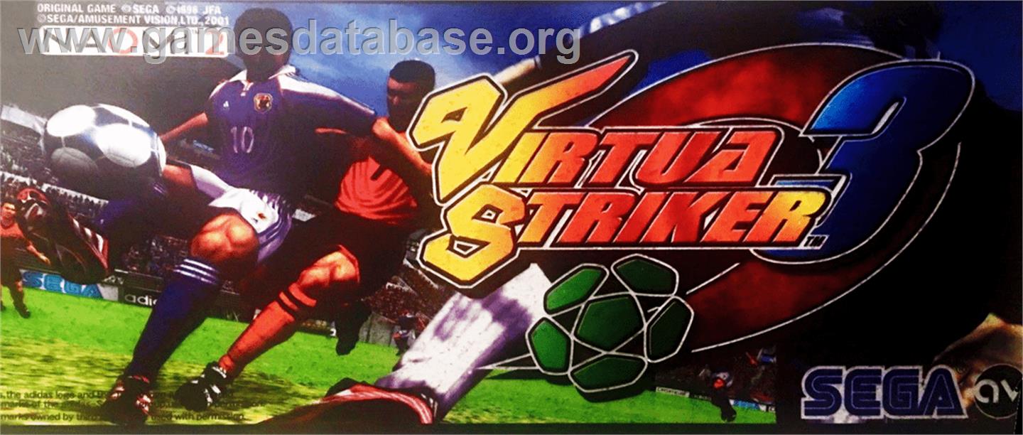 Virtua Striker 3 - Arcade - Artwork - Marquee