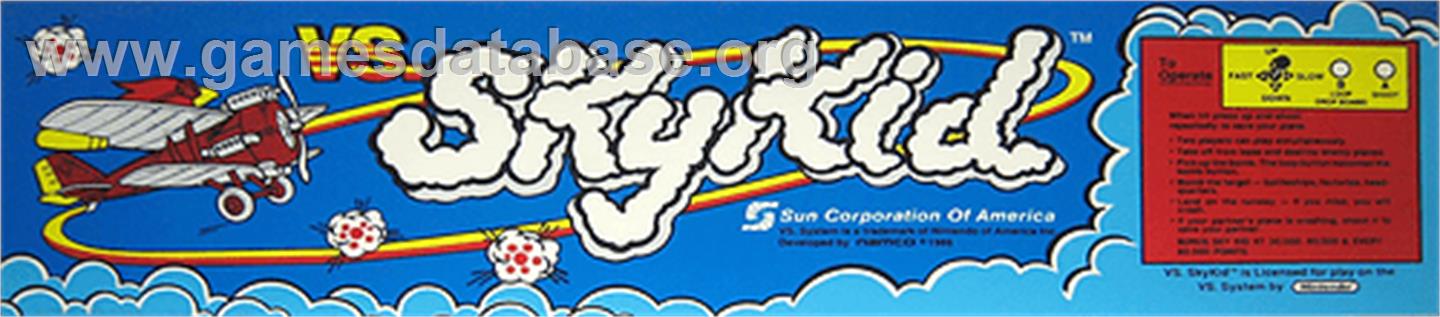 Vs. Super SkyKid - Arcade - Artwork - Marquee