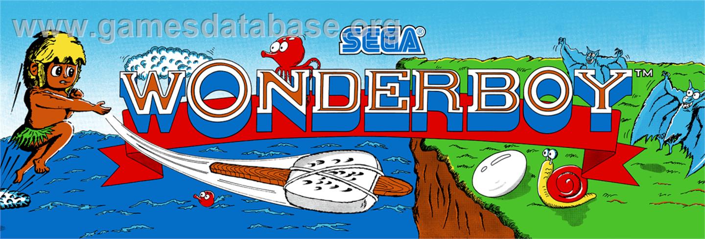 Wonder Boy Deluxe - Arcade - Artwork - Marquee