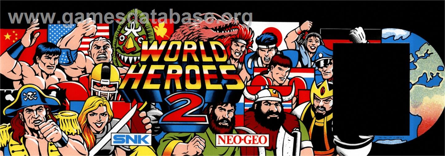 World Heroes 2 - Arcade - Artwork - Marquee