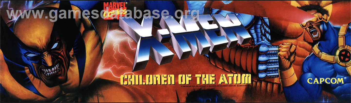 X-Men: Children of the Atom - Arcade - Artwork - Marquee