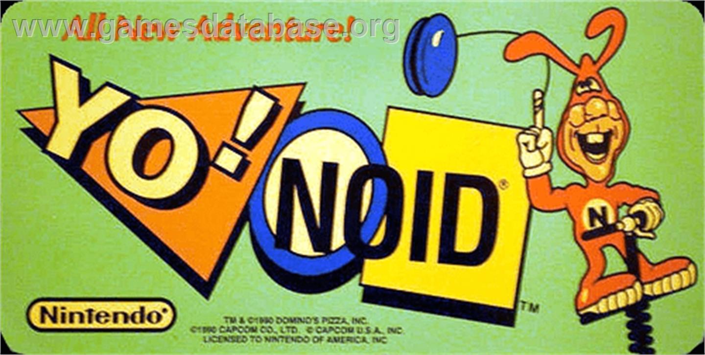 Yo! Noid - Arcade - Artwork - Marquee