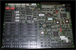 Printed Circuit Board for Mortal Kombat 3.