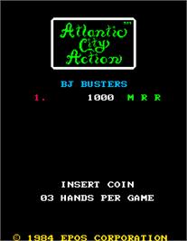High Score Screen for Atlantic City Action.
