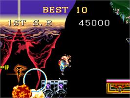 High Score Screen for Cannon Dancer.