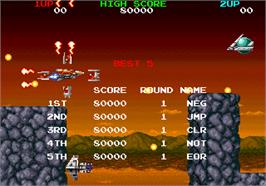 High Score Screen for Mega Blast.