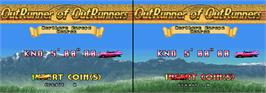 High Score Screen for OutRunners.