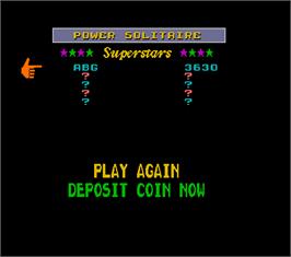 High Score Screen for Super Megatouch IV.