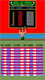 High Score Screen for Super Punch-Out!!.