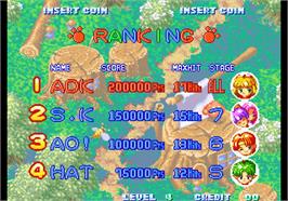 High Score Screen for Twinkle Star Sprites.