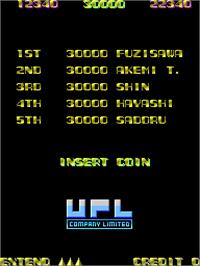 High Score Screen for XX Mission.