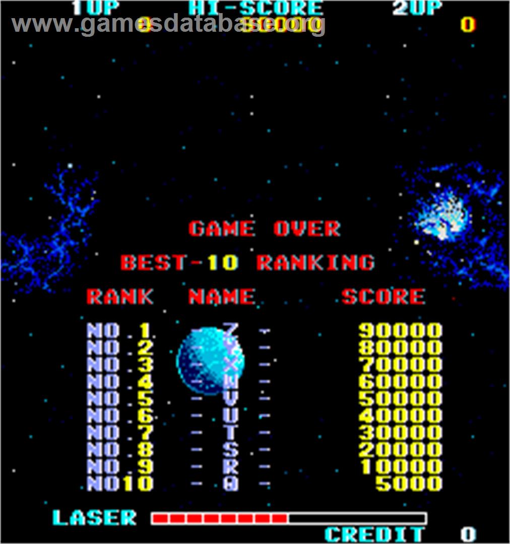 Mission 660 - Arcade - Artwork - High Score Screen