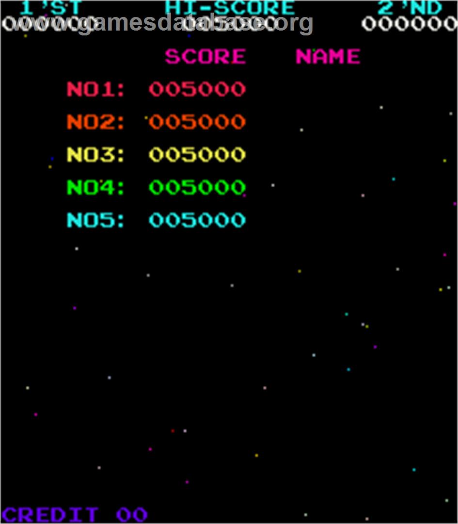 Moon Quasar - Arcade - Artwork - High Score Screen
