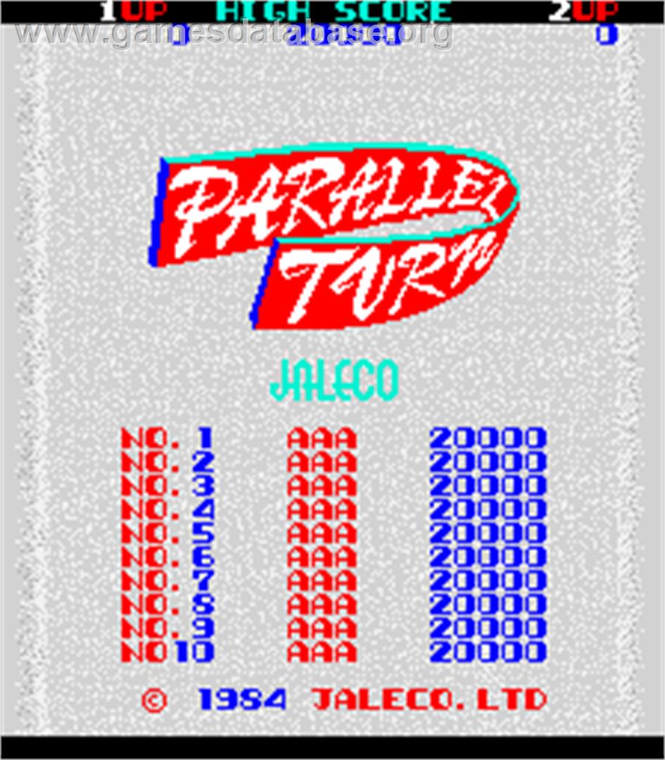 Parallel Turn - Arcade - Artwork - High Score Screen