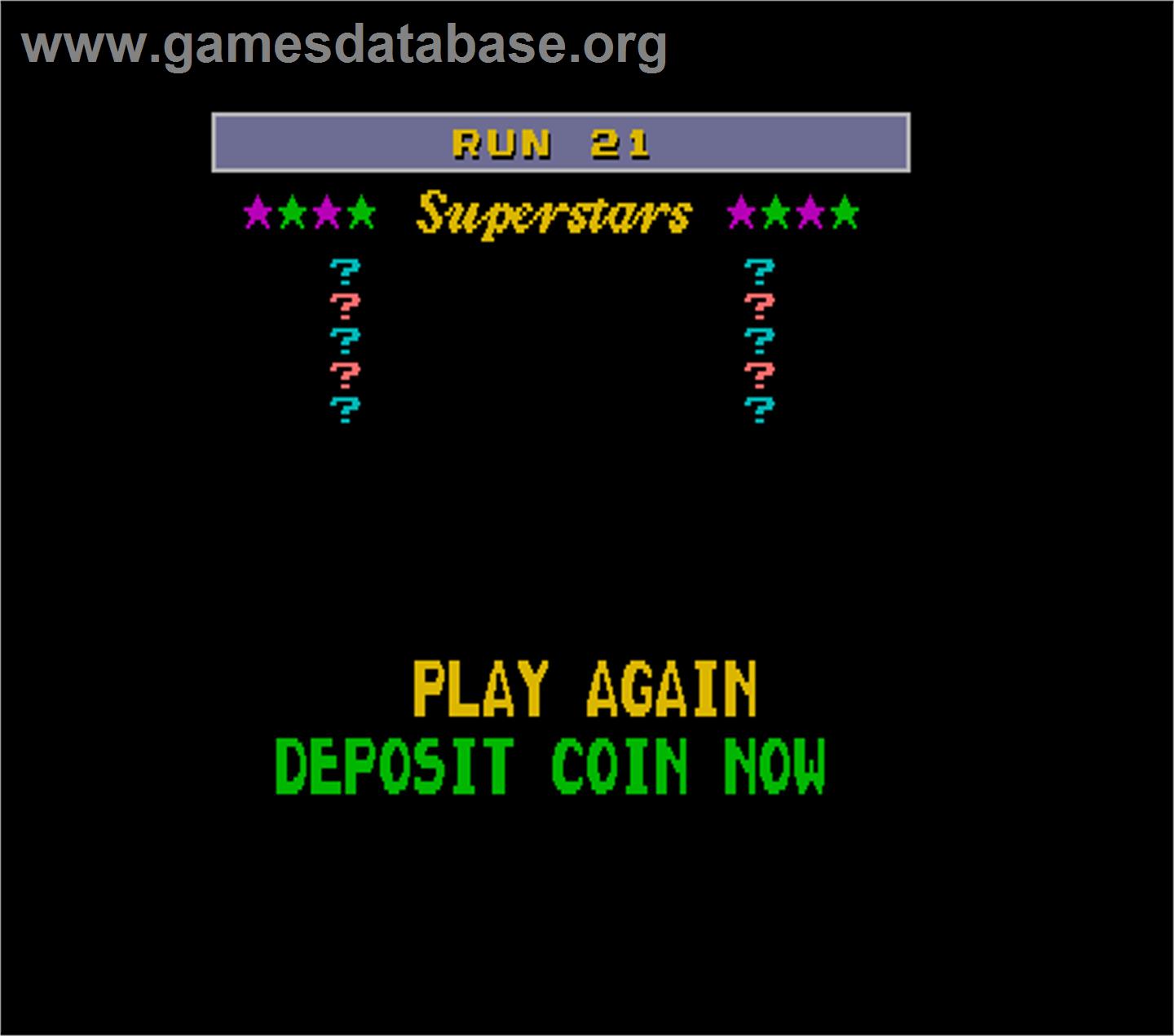 Pit Boss Megatouch II - Arcade - Artwork - High Score Screen