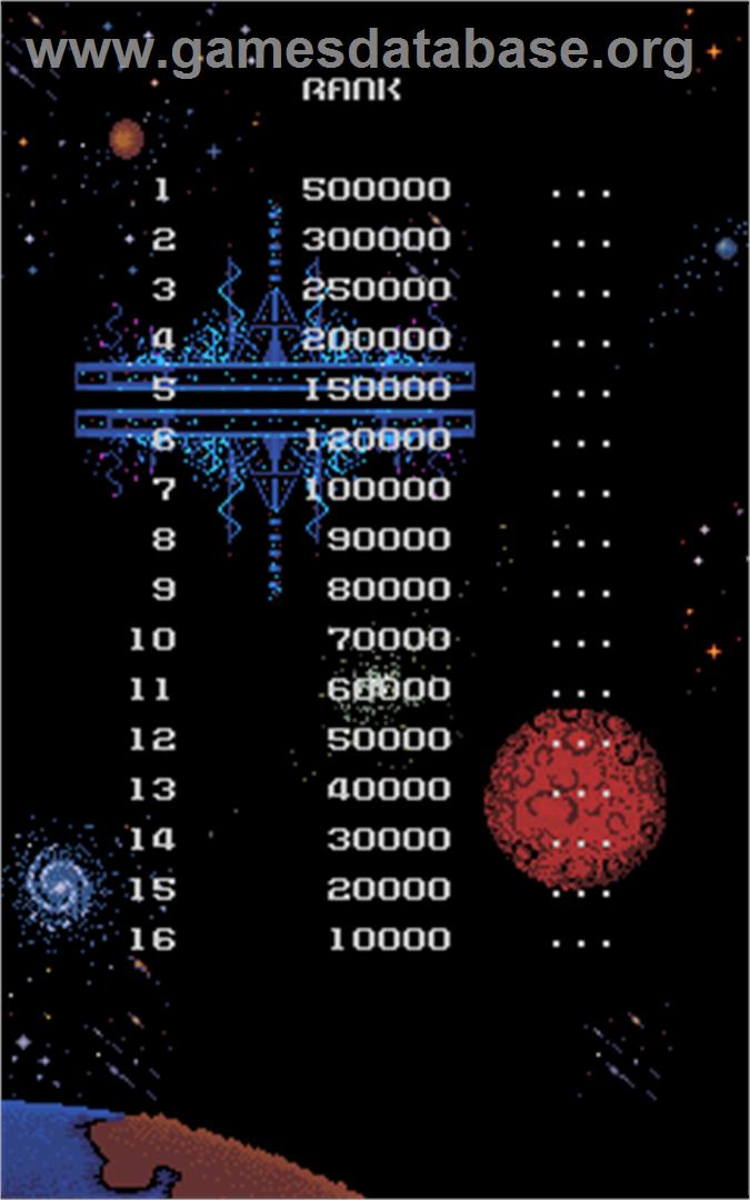 Pollux - Arcade - Artwork - High Score Screen