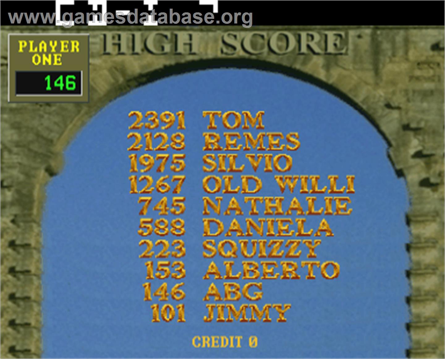 Quizard 3.2 - Arcade - Artwork - High Score Screen