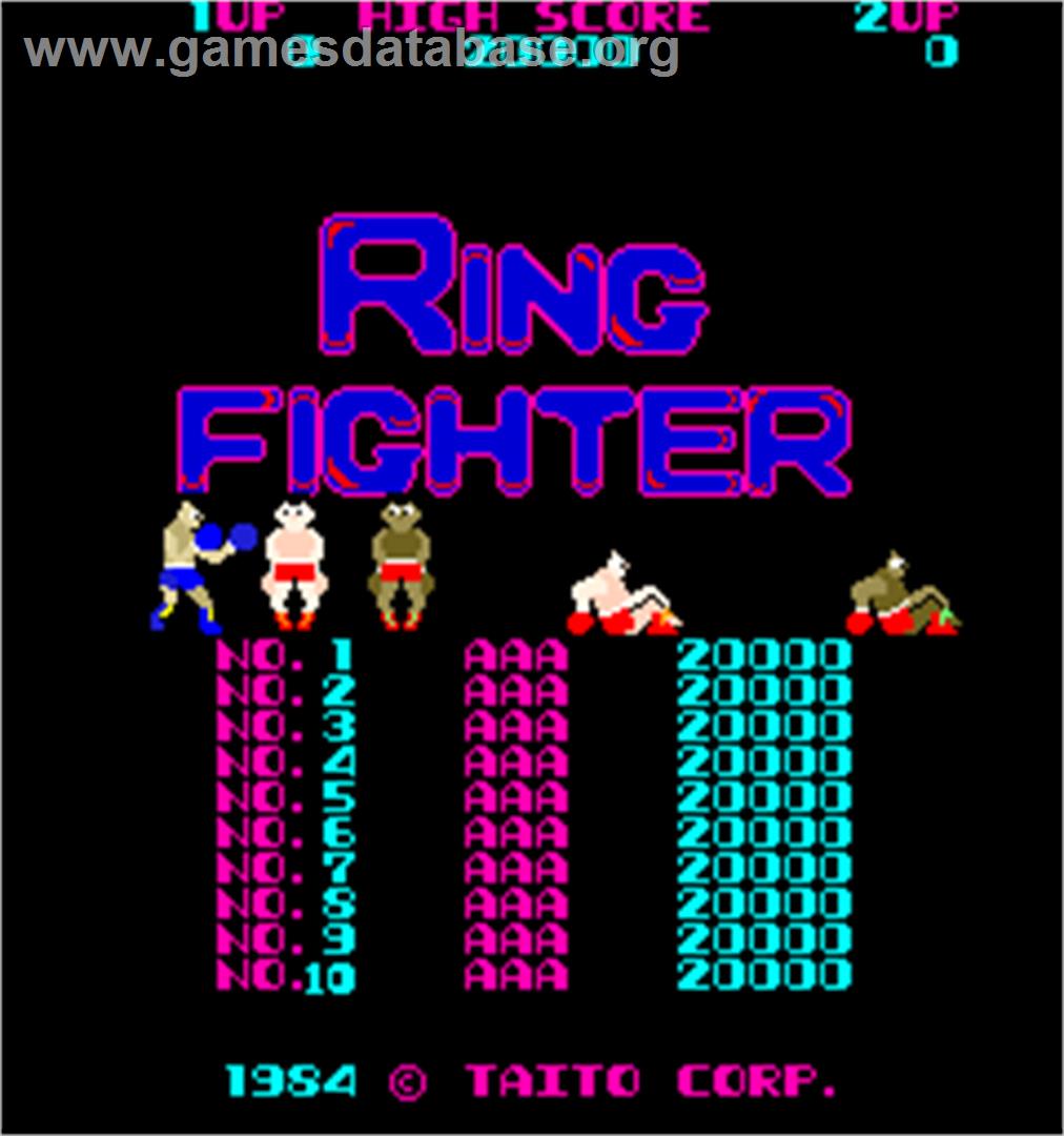 Ring Fighter - Arcade - Artwork - High Score Screen