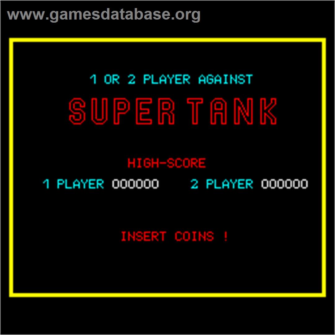 Super Tank - Arcade - Artwork - High Score Screen