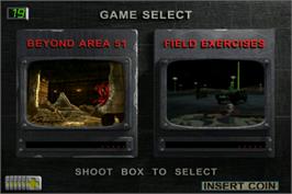 Select Screen for Area 51: Site 4.