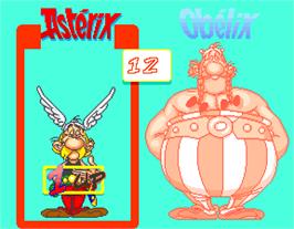 Select Screen for Asterix.